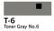 Copic Various Ink -Toner Gray No.6 T-6